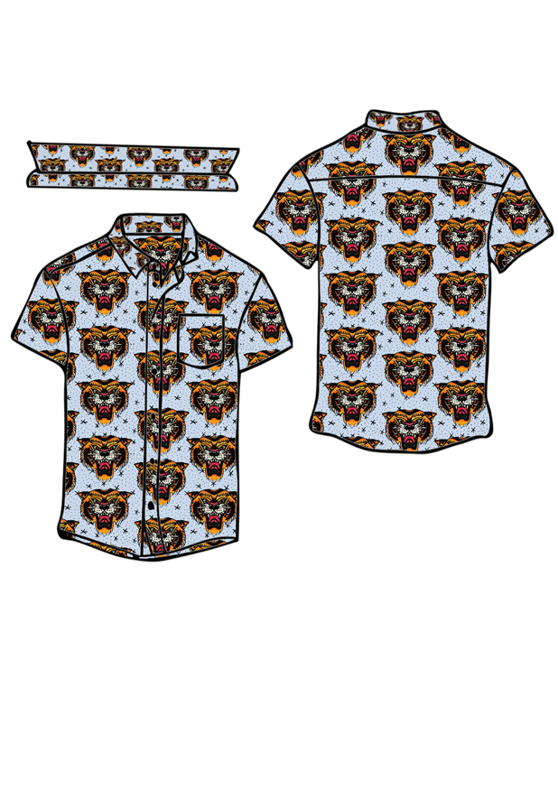 Shirt Light Blue Visual